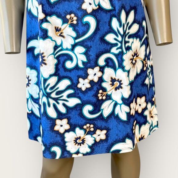 Hilo Hattie Vintage Hawaiian Original USA Sheath Dress Sleeveless Size 12 Floral - Picture 5 of 16